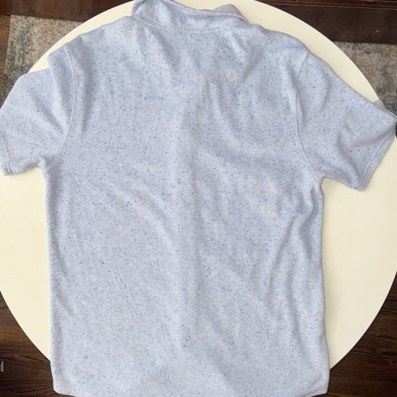 The Normal Brand Men’s Terry Towel Button Down Shirt Size Large Blue - Picture 5 of 6